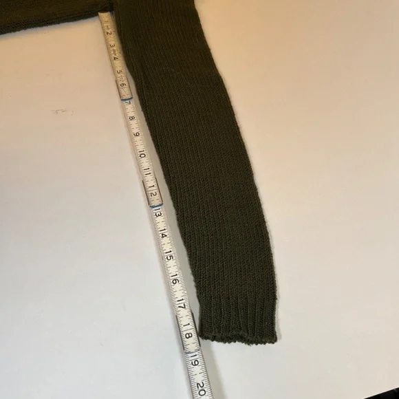 Theory Womens Black Cable Knit Wool Crew Neck Pullover Sweater Top Size P - Picture 9 of 10